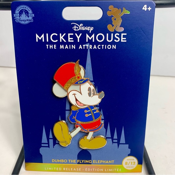 NWT. Disney Main Attraction Mickey Mouse Dumbo pin. 8/12 in series. - Picture 1 of 6